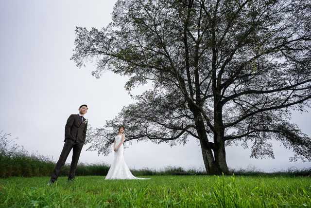十勝（北海道）の前撮り/フォトウェディング ロケーション撮影事例