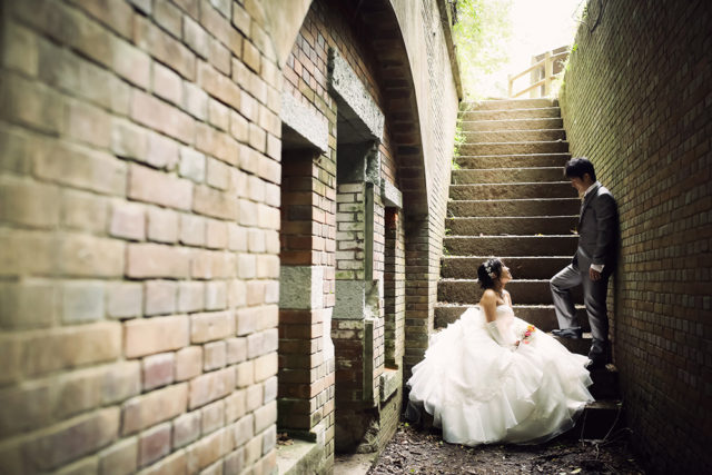 深山砲台（和歌山）の前撮り/フォトウェディング ロケーション撮影事例