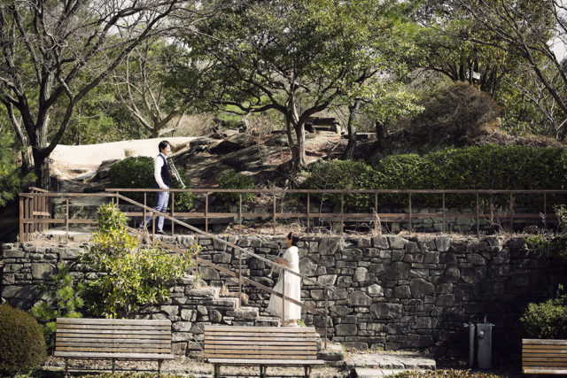 甲山森林公園（兵庫）の前撮り/フォトウェディング ロケーション撮影事例