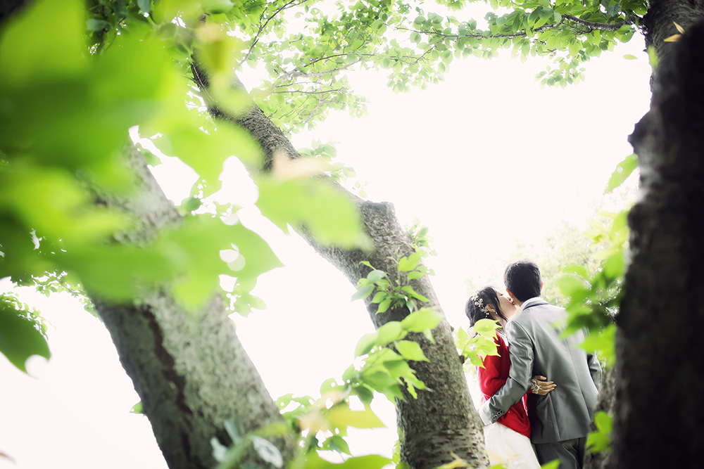 和歌山・深山砲台の前撮り/フォトウェディングのロケーション撮影 | 自然に囲まれながら。
