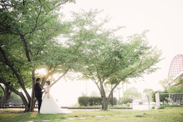 北公園（兵庫）の前撮り/フォトウェディング ロケーション撮影事例