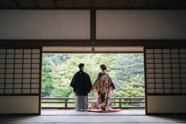 京都随心院の前撮り・フォトウェディング