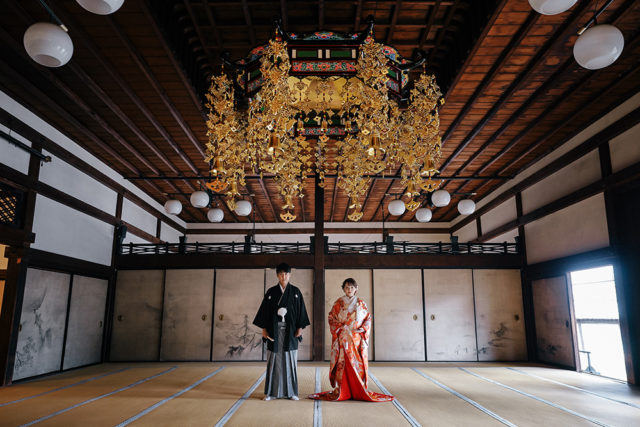 妙心寺（京都）の前撮り/フォトウェディング ロケーション撮影事例