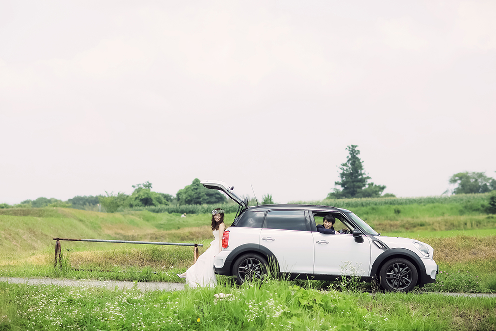 の前撮り/フォトウェディングのロケーション撮影