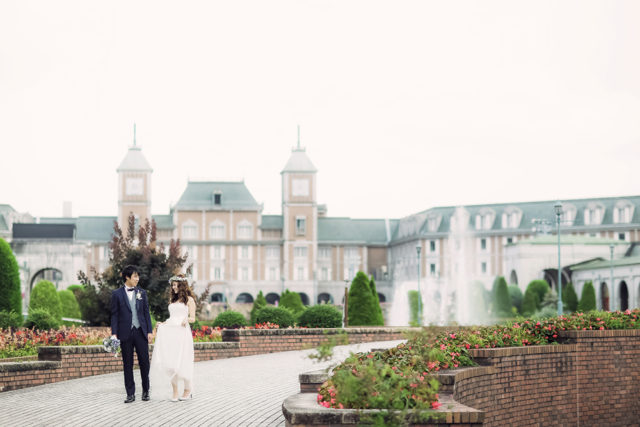 神戸フルーツフラワーパーク（兵庫）の前撮り/フォトウェディング ロケーション撮影事例