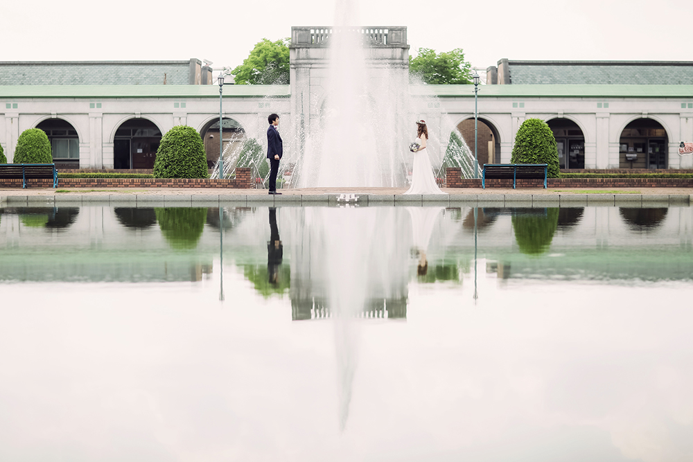 の前撮り/フォトウェディングのロケーション撮影