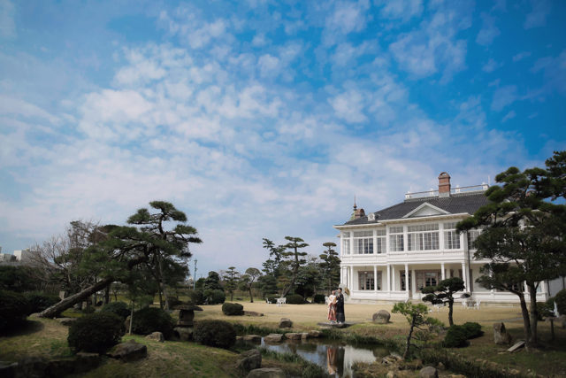 仁風閣（鳥取）の前撮り/フォトウェディング ロケーション撮影事例