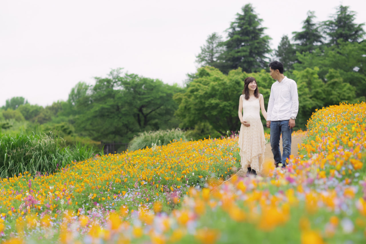 の前撮り/フォトウェディングのロケーション撮影