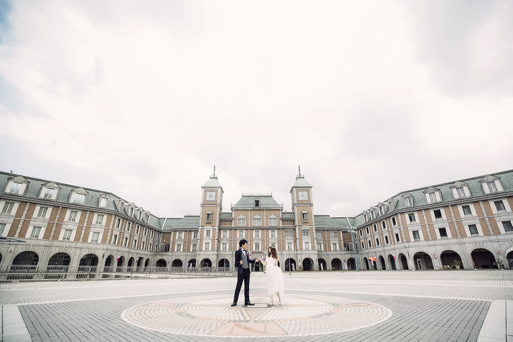 の前撮り/フォトウェディングのロケーション撮影