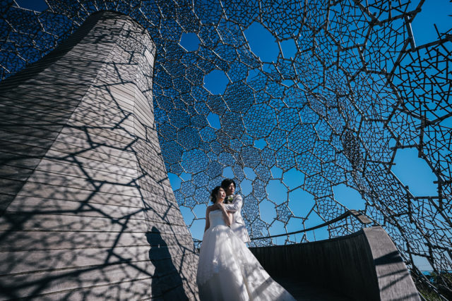 六甲ガーデンテラス（兵庫）の前撮り/フォトウェディング ロケーション撮影事例