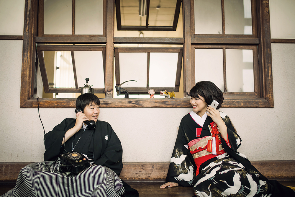 滋賀・豊郷小学校の前撮り/フォトウェディングのロケーション撮影 | アニメや映画の舞台地で前撮り撮影。