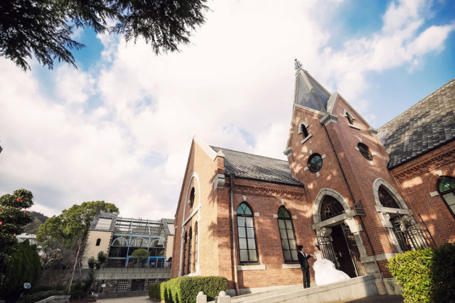 神戸文学館（兵庫）の前撮り/フォトウェディング ロケーション撮影事例