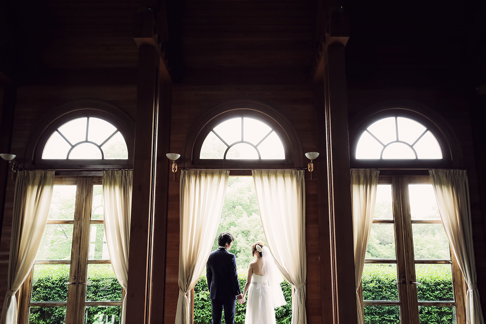 の前撮り/フォトウェディングのロケーション撮影