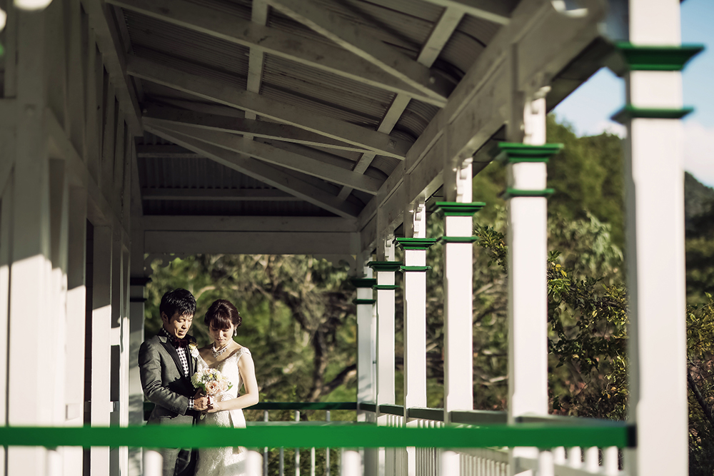 兵庫・神戸森林植物園の前撮り/フォトウェディングのロケーション撮影 | 広大な敷地なので、ゆったりと前撮り撮影。