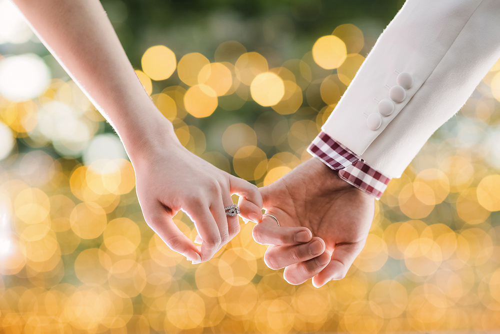 福岡・ぶどうの樹の前撮り/フォトウェディングのロケーション撮影 | キラキラのイルミネーションをバックに。