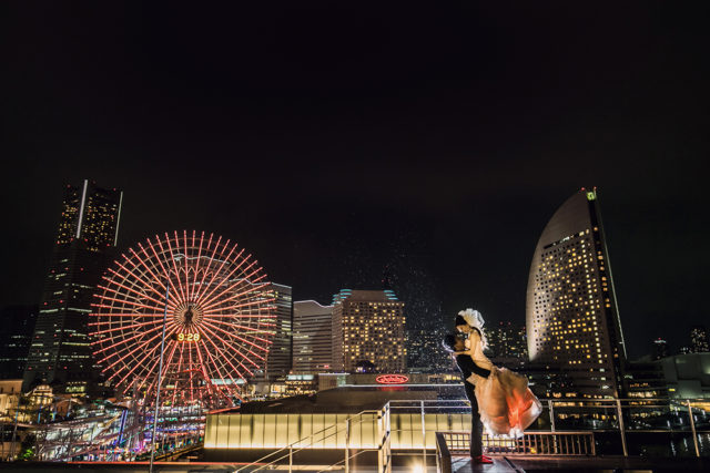 みなとみらい（神奈川）の前撮り/フォトウェディング ロケーション撮影事例