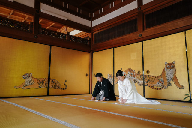 金戒光明寺（京都）の前撮り/フォトウェディング ロケーション撮影事例