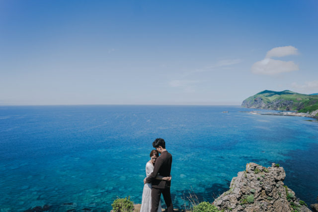 礼文島（北海道）の前撮り/フォトウェディング ロケーション撮影事例