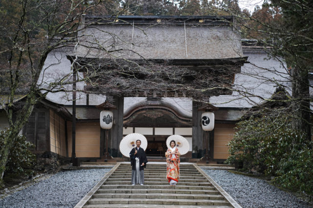 高野山（和歌山）の前撮り/フォトウェディング ロケーション撮影事例