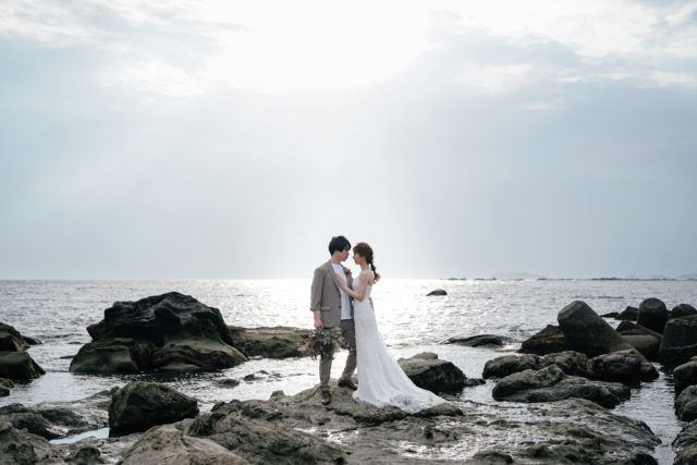 葉山（神奈川）の前撮り/フォトウェディング ロケーション撮影事例