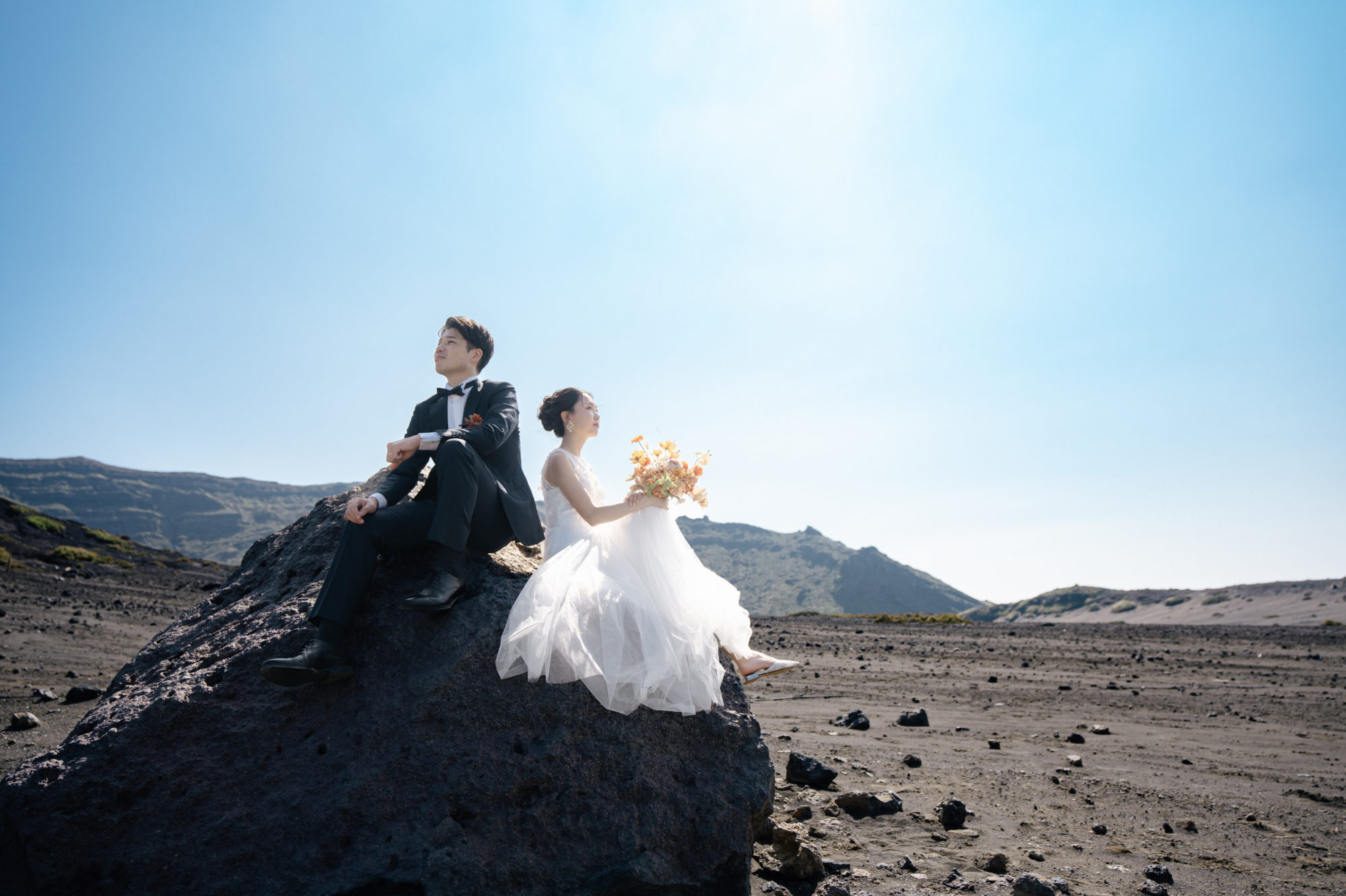 阿蘇（熊本）の前撮り/フォトウェディング ロケーション撮影事例