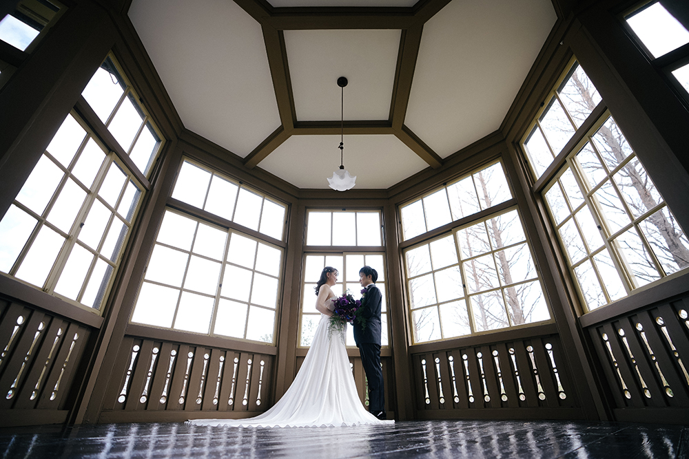 横浜・山手イタリア山庭園の前撮り/フォトウェディングのロケーション撮影