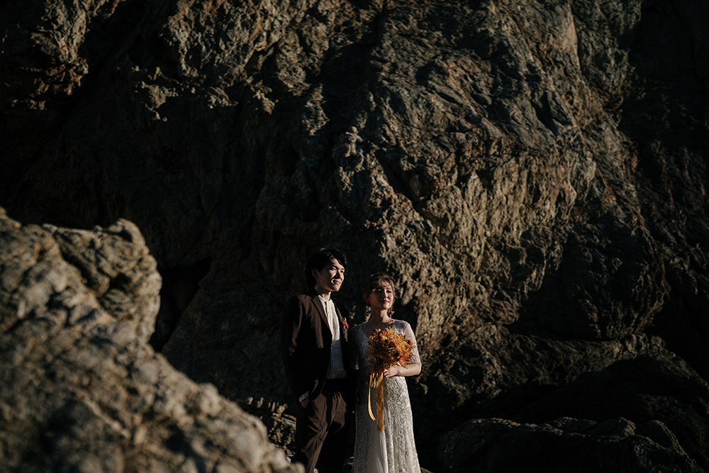 の前撮り/フォトウェディングのロケーション撮影