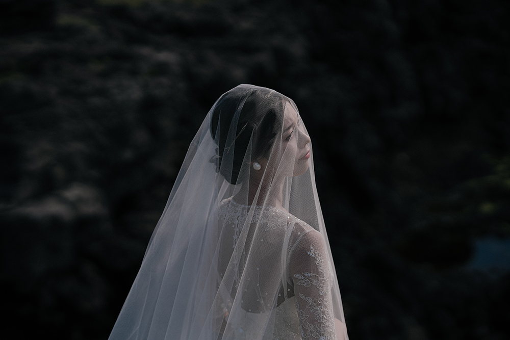 長崎・壱岐島の前撮り/フォトウェディングのロケーション撮影 | ベールを纏って。