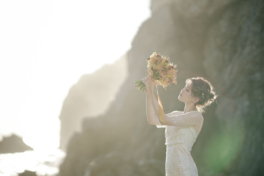 の前撮り/フォトウェディングのロケーション撮影