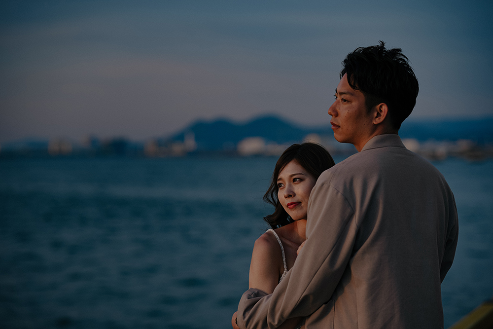 長崎・壱岐島の前撮り/フォトウェディングのロケーション撮影