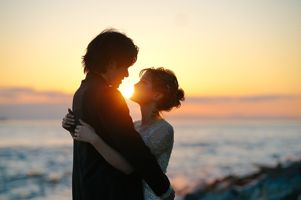 の前撮り/フォトウェディングのロケーション撮影