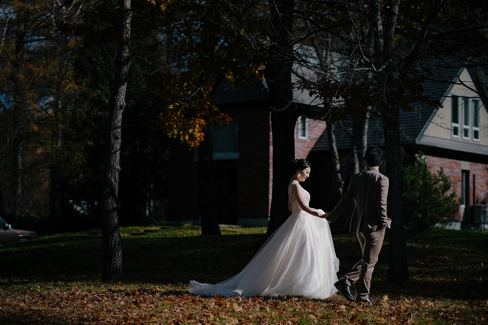 北海道・秋の前撮り/フォトウェディングのロケーション撮影 | 秋色に囲まれて。