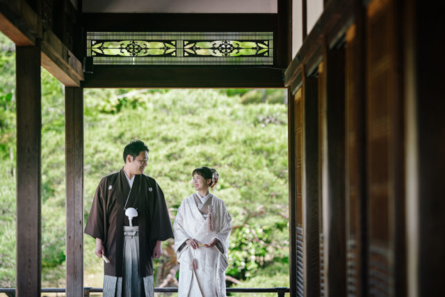 仁和寺（京都）の前撮り/フォトウェディング ロケーション撮影事例