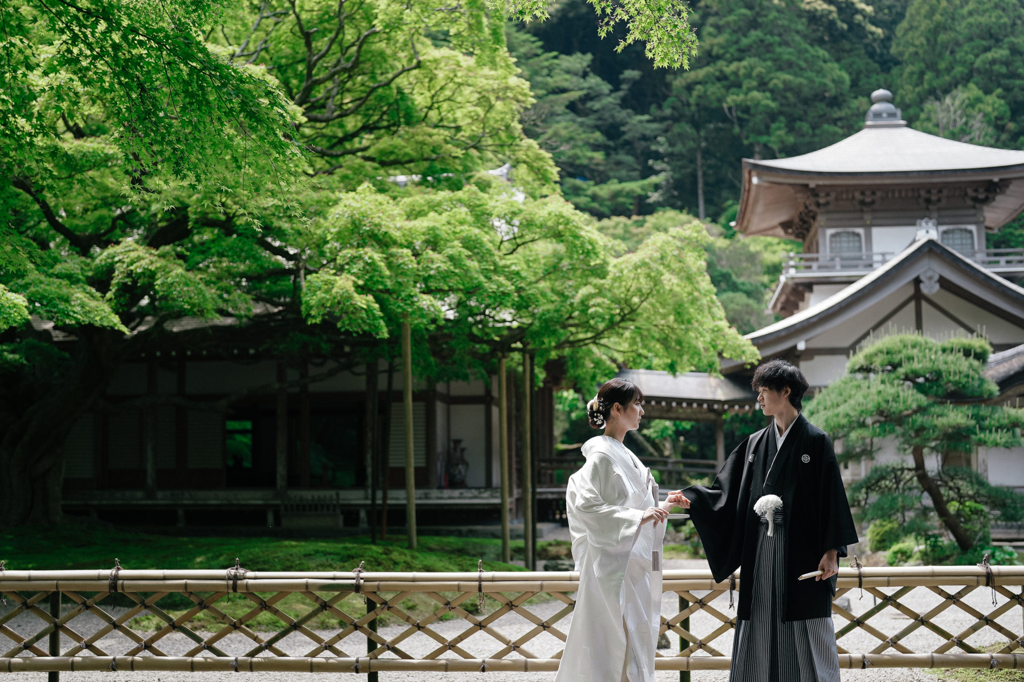 福岡・千如寺の前撮り/フォトウェディングのロケーション撮影 | 人里離れた静かなロケーションスポット。
