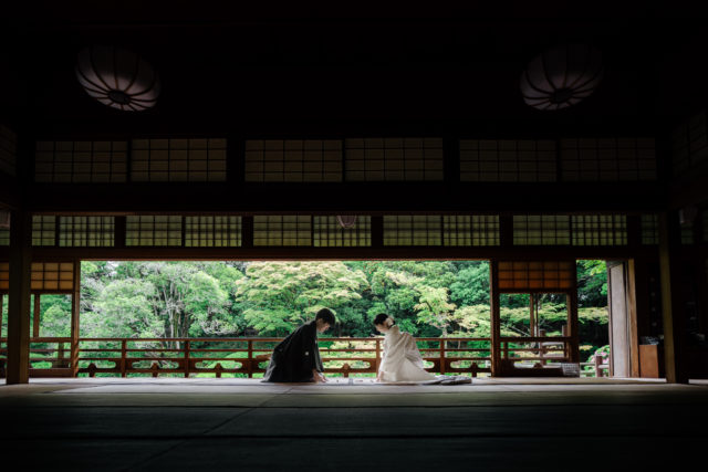 友泉亭公園（福岡）の前撮り/フォトウェディング ロケーション撮影事例