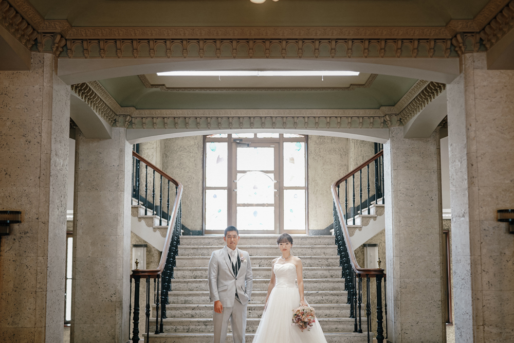 静岡・静岡市役所の前撮り/フォトウェディングのロケーション撮影 | 穴場スポットでフォトウエディング。