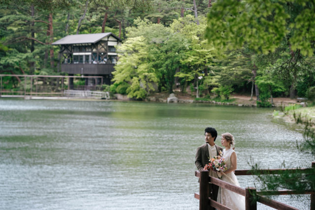 再度公園（兵庫）の前撮り/フォトウェディング ロケーション撮影事例