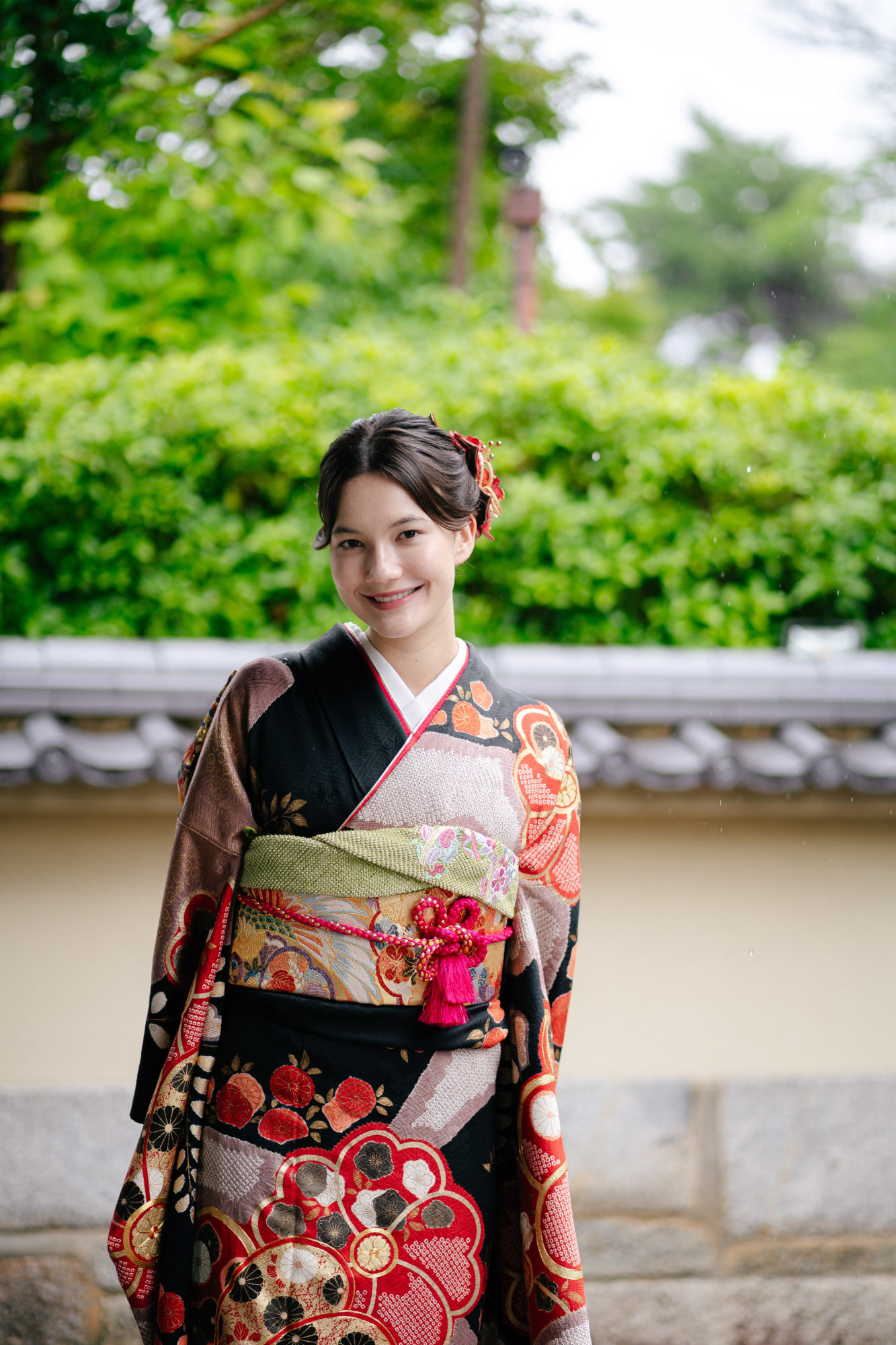 京都・街並み・八坂の前撮り/フォトウェディングでのロケーション撮影 | 新緑の季節の京都