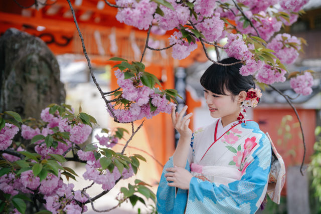 成人式前撮り・後撮り（京都）の前撮り/フォトウェディング ロケーション撮影事例
