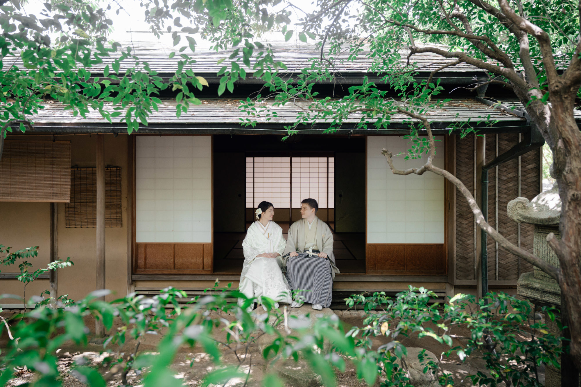 福岡・大濠公園 日本庭園の前撮り/フォトウェディングのロケーション撮影