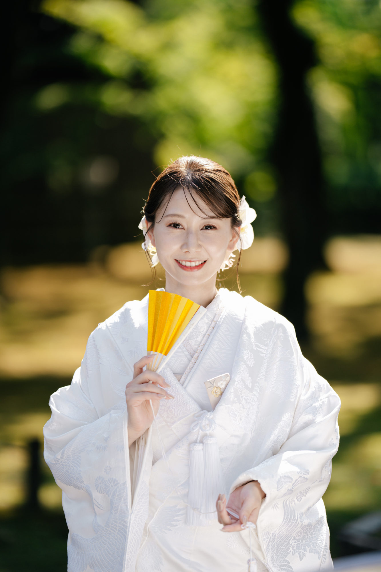 福岡・聖福寺の前撮り/フォトウェディングのロケーション撮影 | 白無垢での和装前撮り。