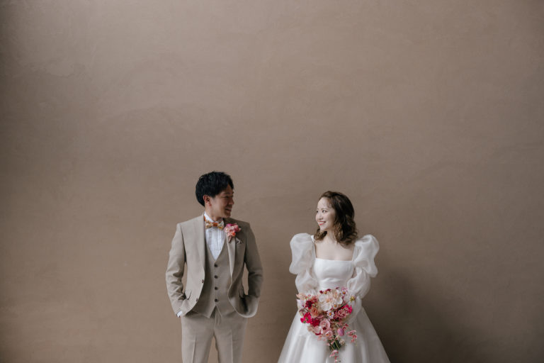 洋装前撮り/フォトウェディング | スタジオ撮影事例 (4)