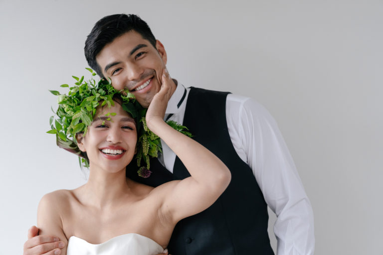 洋装前撮り/フォトウェディング | スタジオ撮影事例 (1)