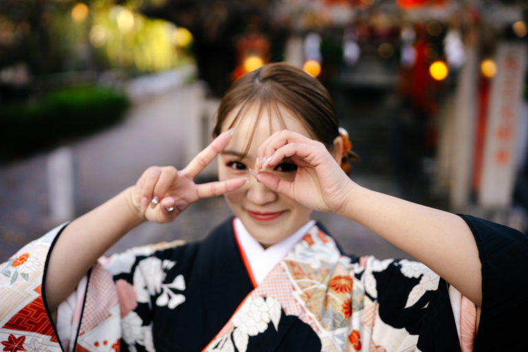 成人式前撮りの撮影事例 (2)